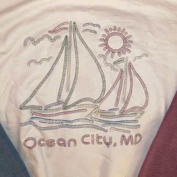 VINTAGE Ocean City Maryland Crew-Neck Sweater - 1984 - Picture 2 of 3